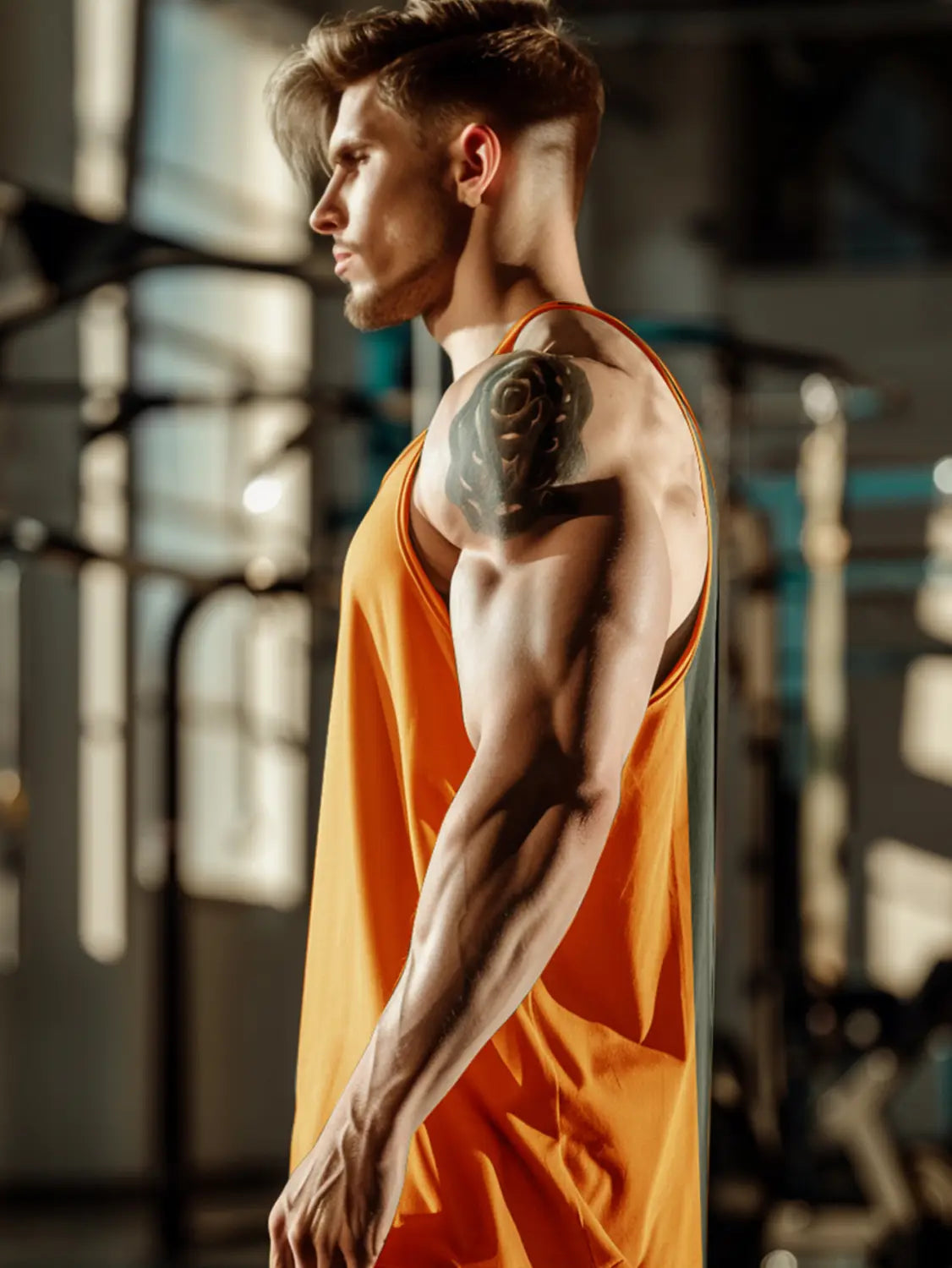 Loose Sleeveless Men’s Fitness Undershirt Casual All-matching Quick Drying Clothes