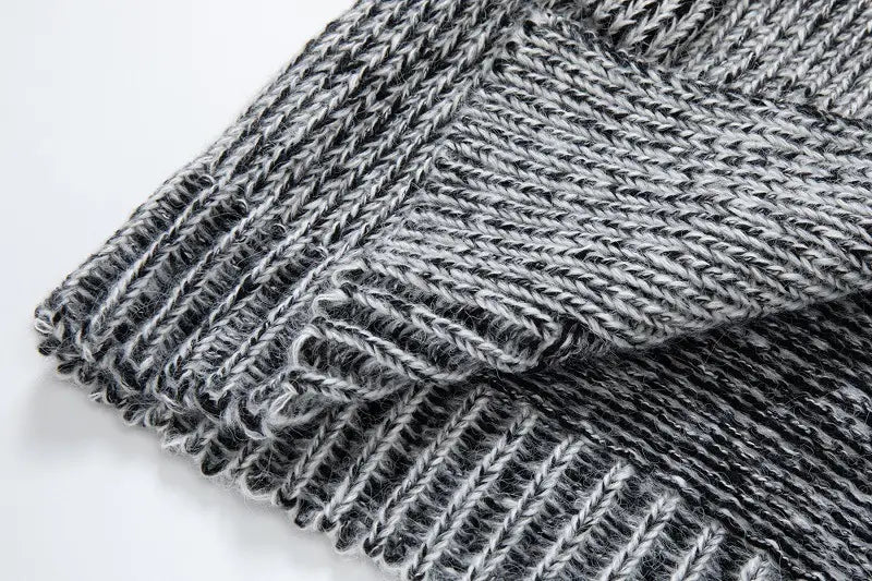 Men’s Sweater European And American Style Mid-length Cardigan