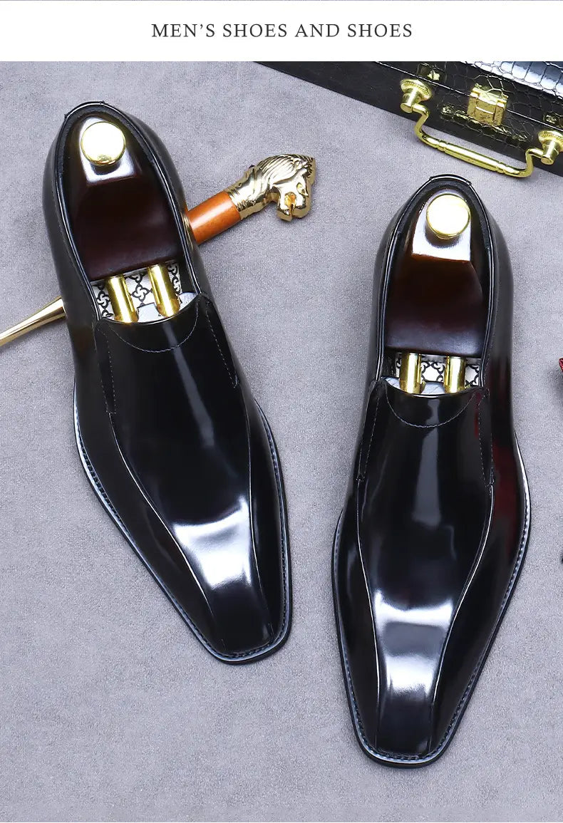 Business Formal Wear Shoes Cowhide Men’s Office Shoes