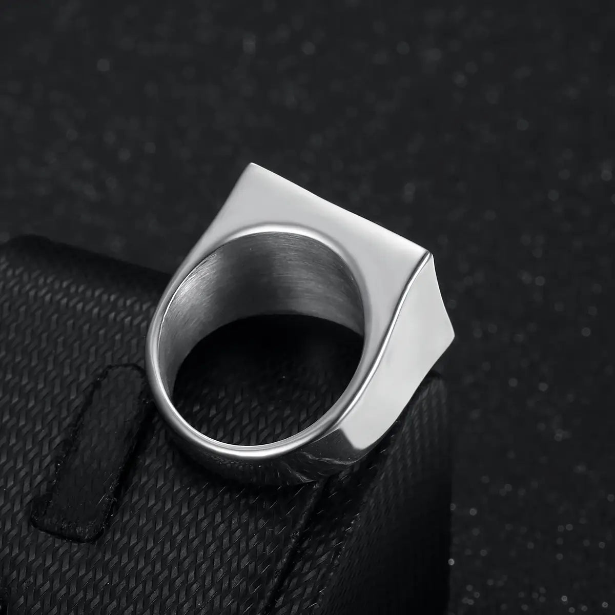 Titanium Steel Gold Plated Men’s Ring