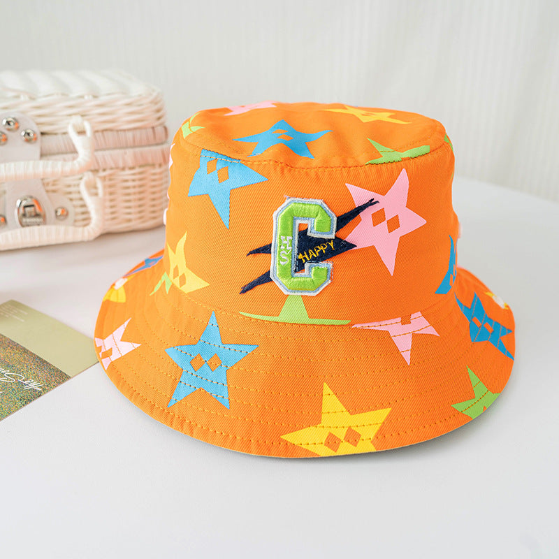 Bucket Hat Baby Spring And Autumn Thin Summer Child Sun-proof Sun Protection Sun Hat