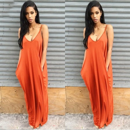 Women Summer Dress Casual Long Dresses Plus Size