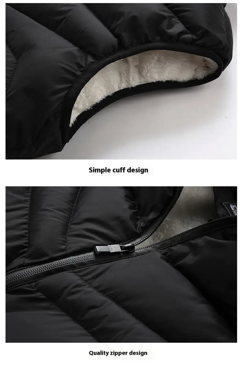 Men’s Autumn And Winter Warm Outdoor Lamb Wool Vest