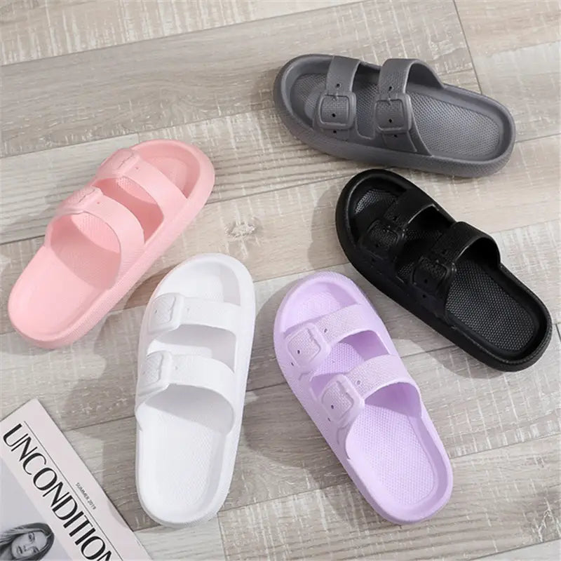 Buckle Slippers