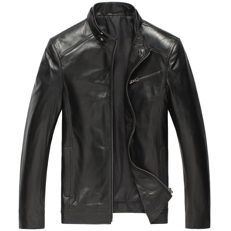 Men’s leather leather jacket