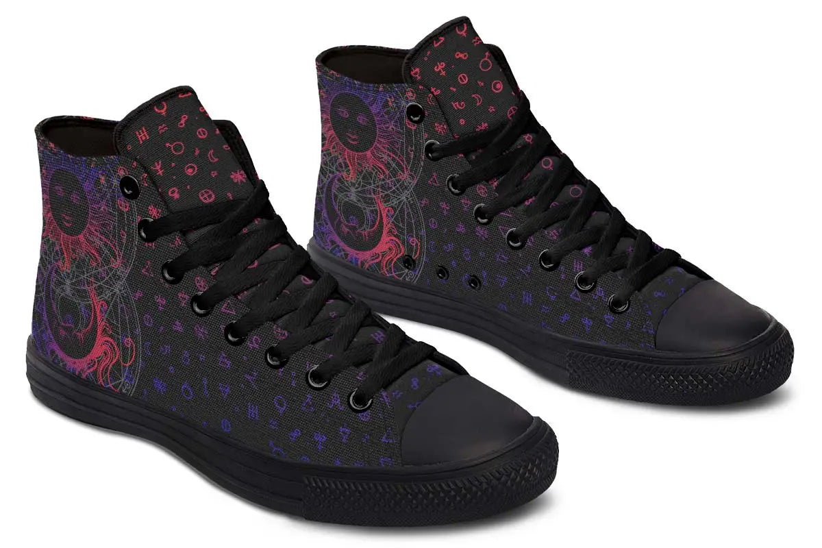 Printed Couple Canvas Shoes