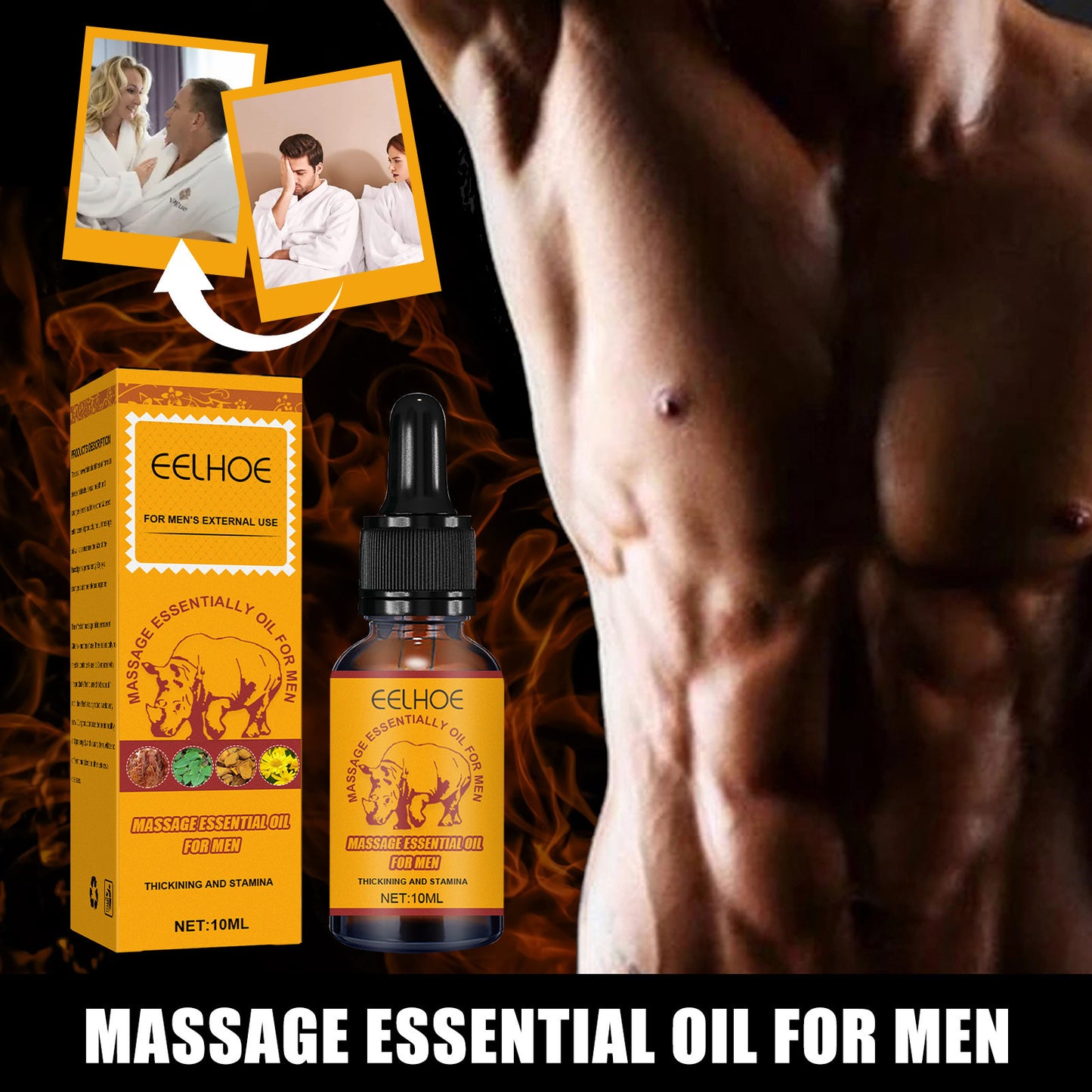 Men's Maintenance Massage Care Essential Oil