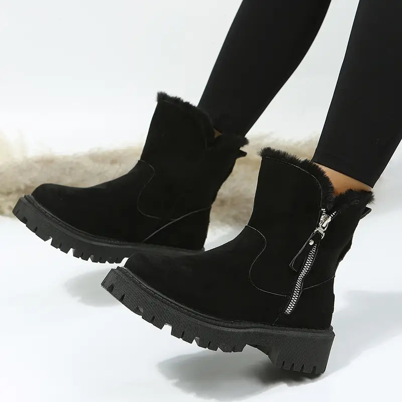 Thick Plush Snow Boots