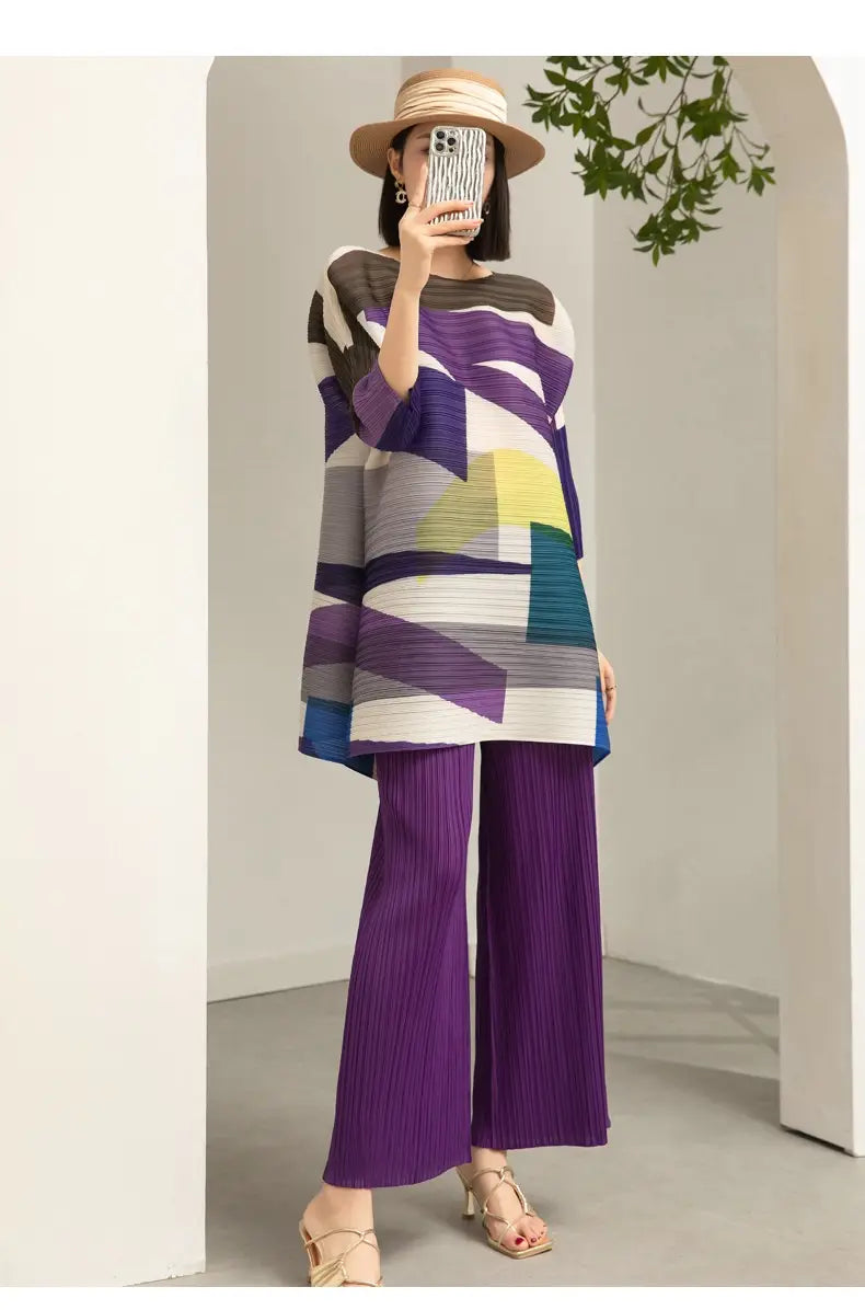 Autumn And Winter Women Fashion Two-piece Suit