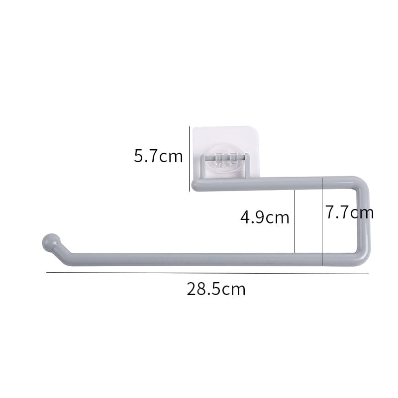 Wrought Iron Cabinet Partition Layer Storage Rack Roll Paper Holder Kitchen Paper Holder