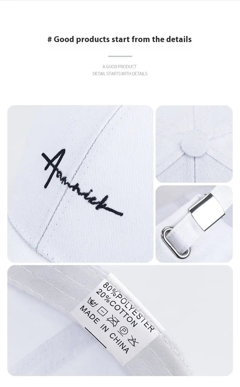 Women’s Korean-style Letter Embroidered Peaked Cap Baseball Cap