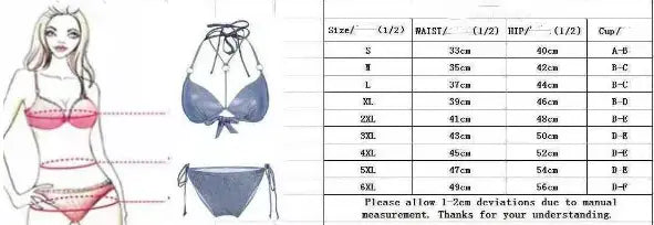 Women’s Split Plus Size Striped High Waist Swimsuit