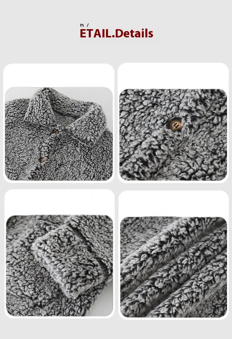 Casual Loose Cardigan Cotton-padded Jacket For Women