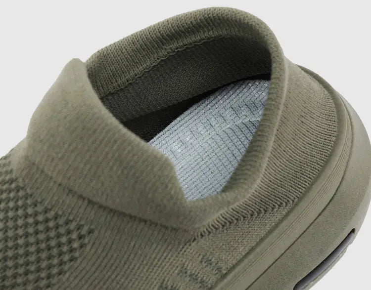 Breathable Mesh Sports Shoes Men Casual Slip-on Socks Shoes Flats Sneakers