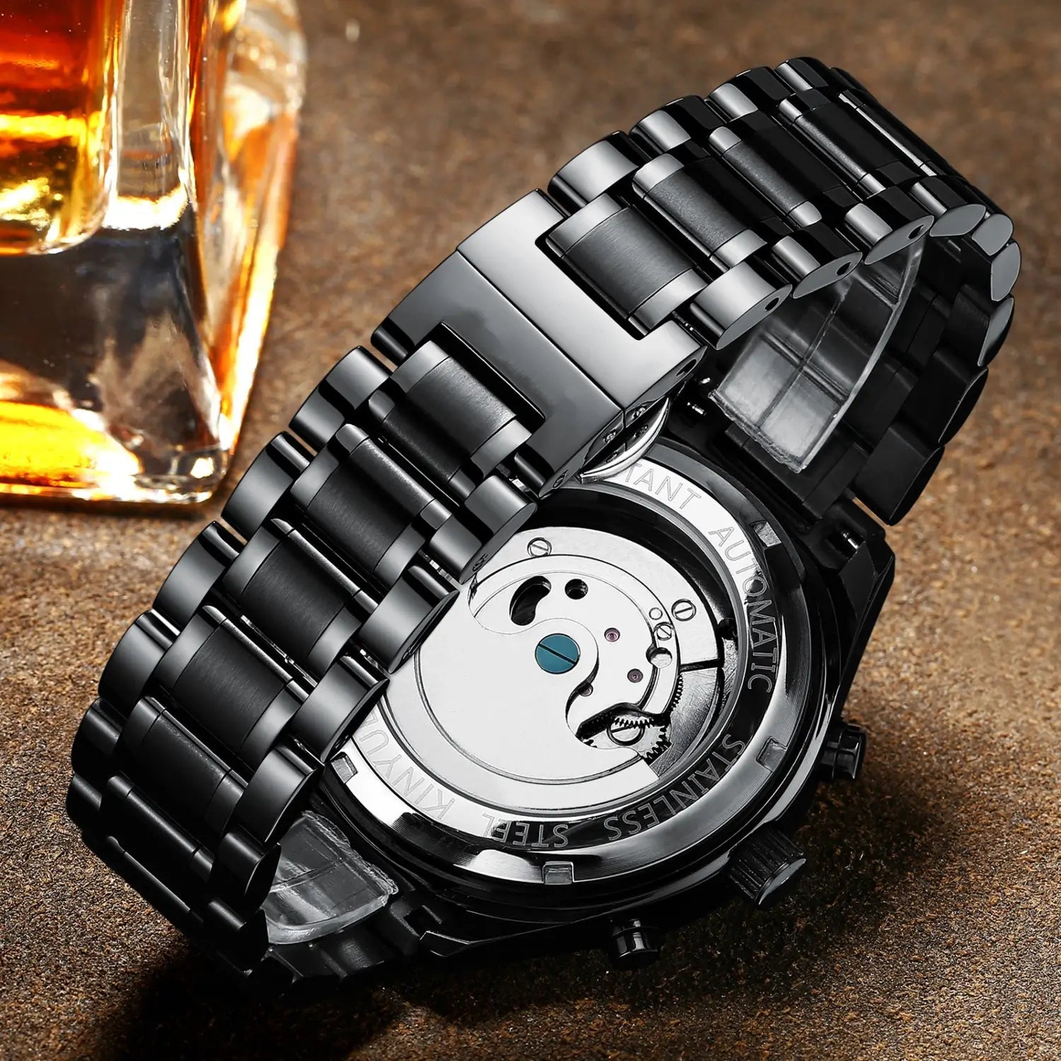 Men’s Fully Automatic Mechanical Watch Fashion Calendar Waterproof