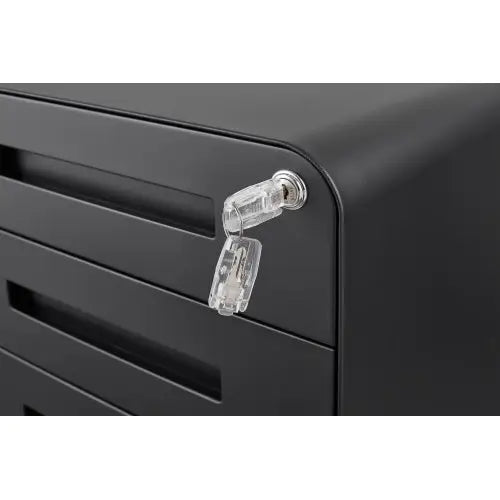 3 Drawer Mobile Filing Cabinet Simple Style Multi-functional Locker - Color - 5