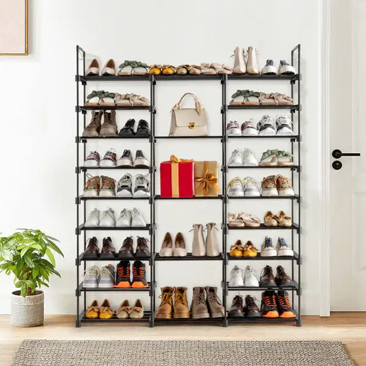 3 Rows And 9 Layers With Hooks Can Hold 50 Pairs Of Shoe Racks - 9lawer - 5