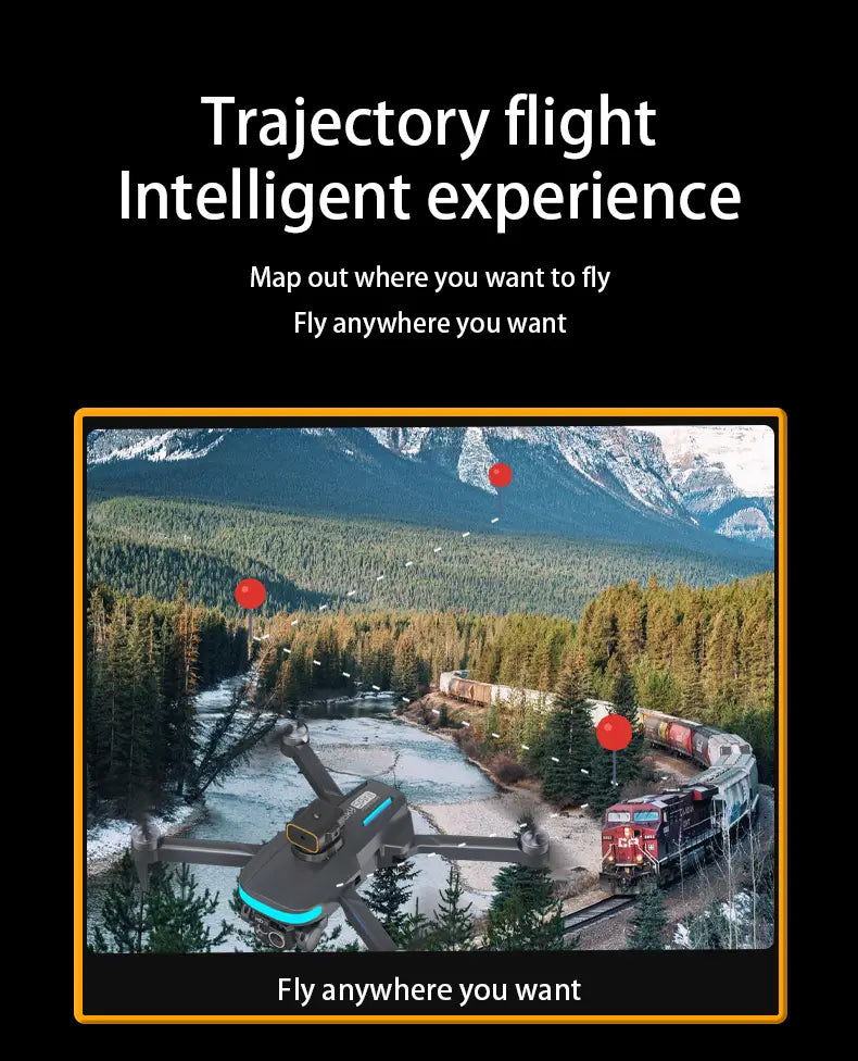 P14 Drone Long Endurance HD Aerial Photography Five Surface Obstacle Avoidance Quadcopter GPS Auto-Return Remote