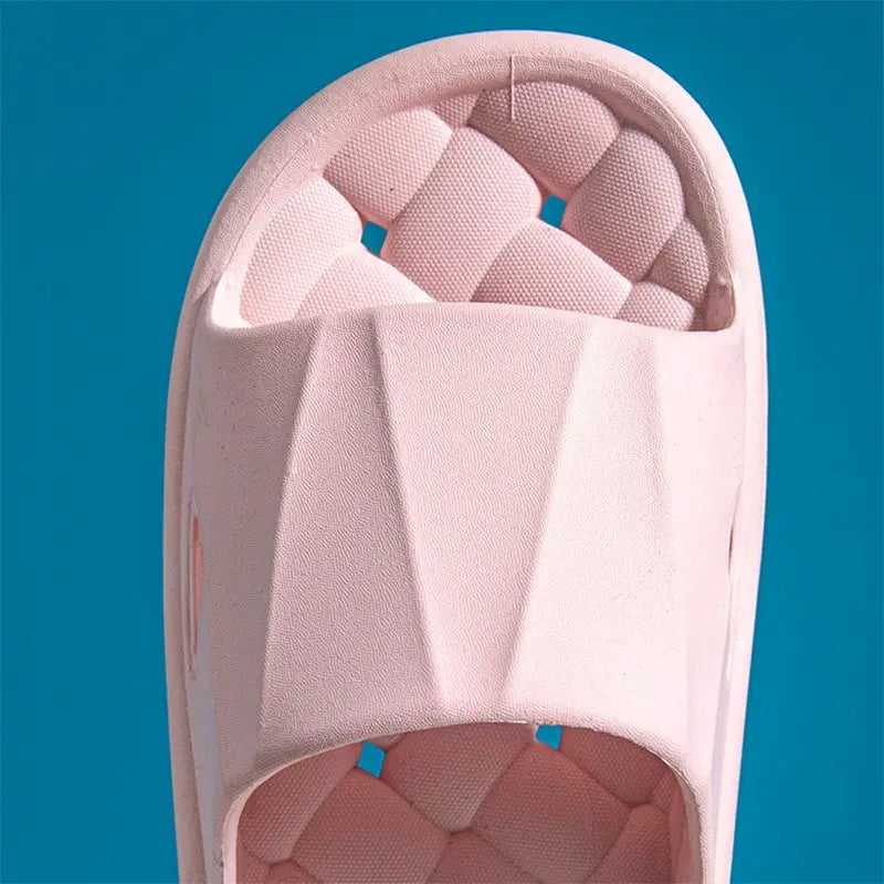 New Woven Texture Non-slip Slippers For Women Summer Indoor Floor Bathroom Home Slipper Men House Shoes