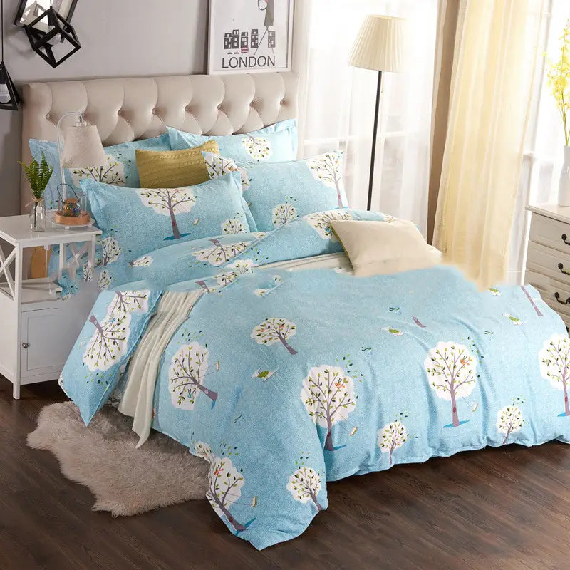 Printed Thickened Bed Sheets