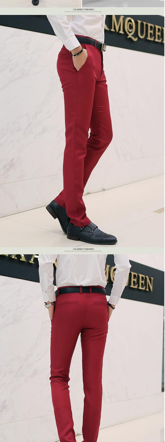 Casual business trousers men Korean slim-fit casual pants