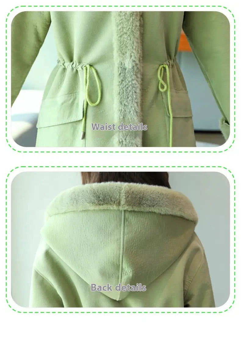 Winter Cotton-padded Jacket Fur Coat Women