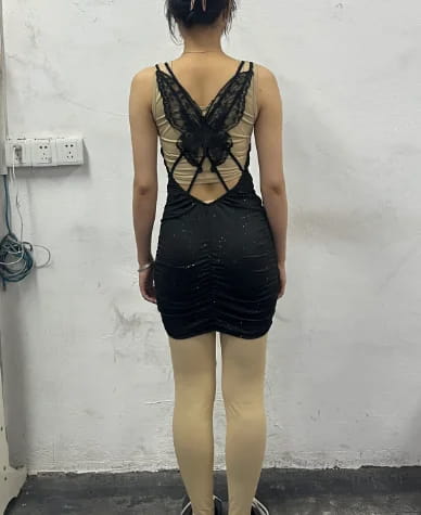 Women’s Fashion Hollow Out Butterfly Dress