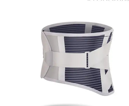 White and blue lumbar support brace for Men Women Belts Breathable Corset.
