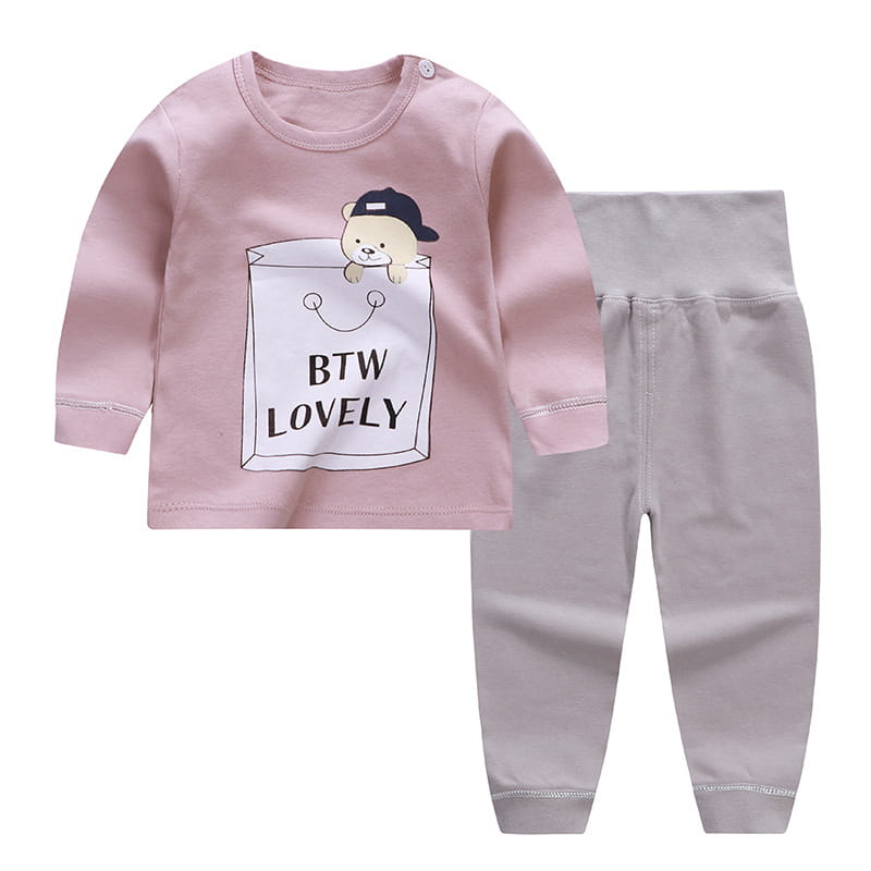 Spring and autumn new children’s underwear suits