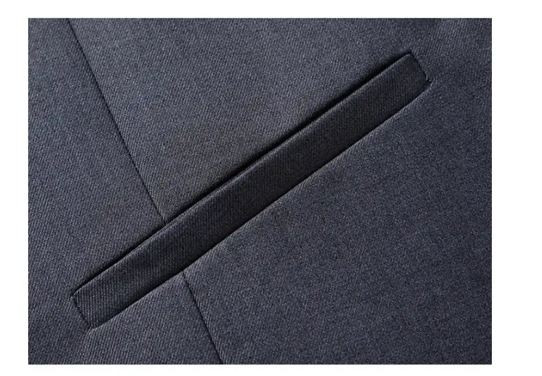 Casual Men’s Suit Set Slim Fit Formal Groom Wedding Dress