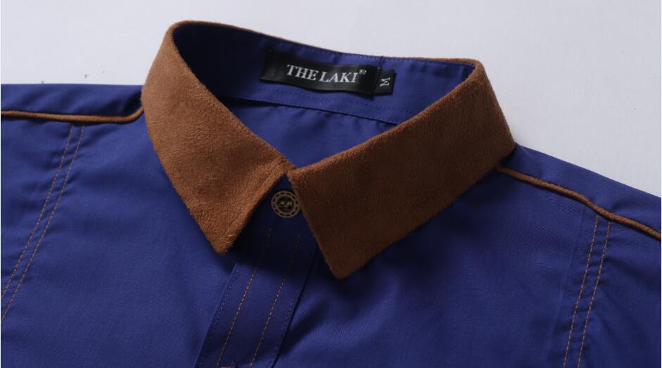 Casual Men’s Loose Plus Size Long-sleeved Shirt