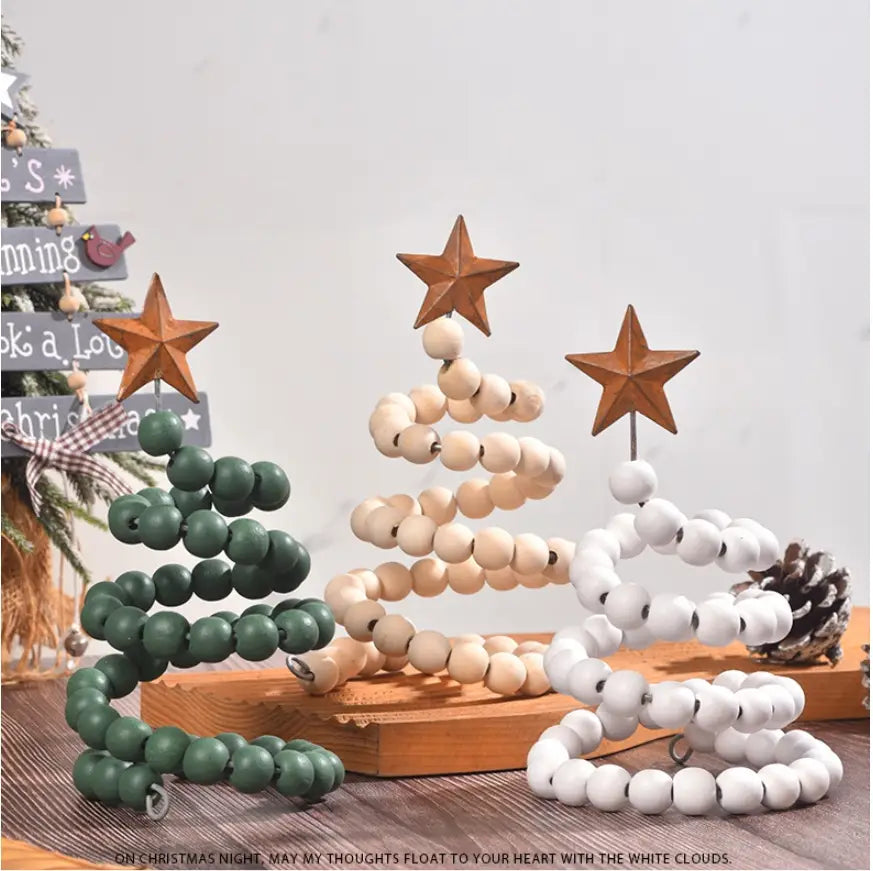 Creative Wooden Christmas Decoration Ornaments