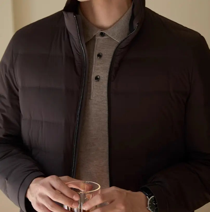 New Men’s Stand-up Collar Down Jacket