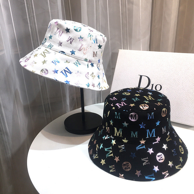 Letters sun hat sun protection sun hat street