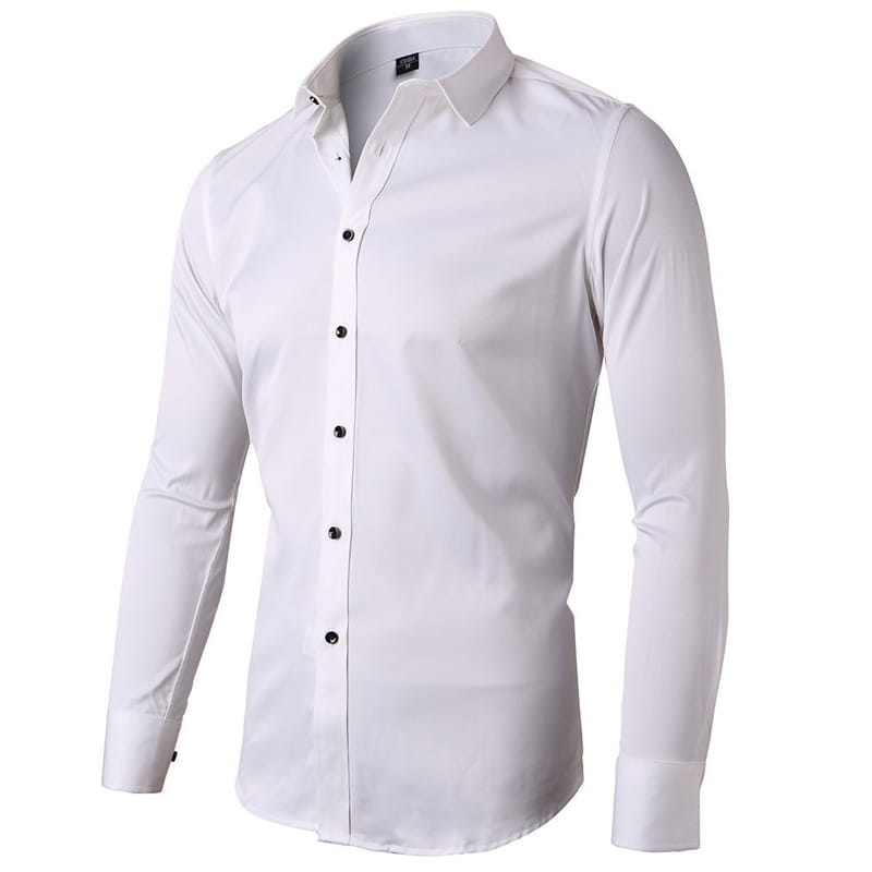 Business Formal Men’s Stretch Free Iron Shirt