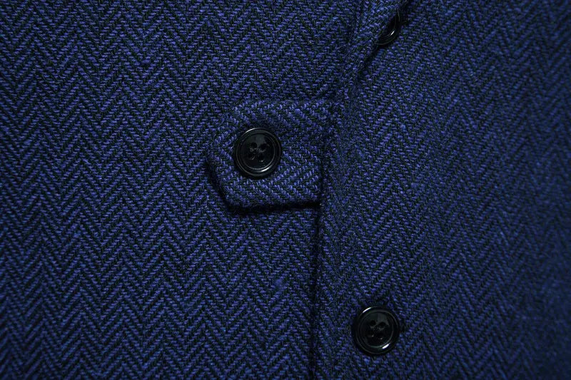 European Single Breasted Retro Vest Men