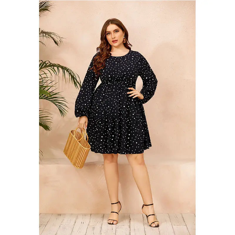 Leisure Home Loose Women’s Plus Size Floral Dress