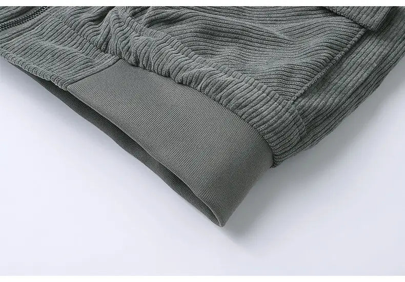 Winter Lapel Fleece Jacket With Pockets Warm Thicken Cotton Coat Men’s Clothing