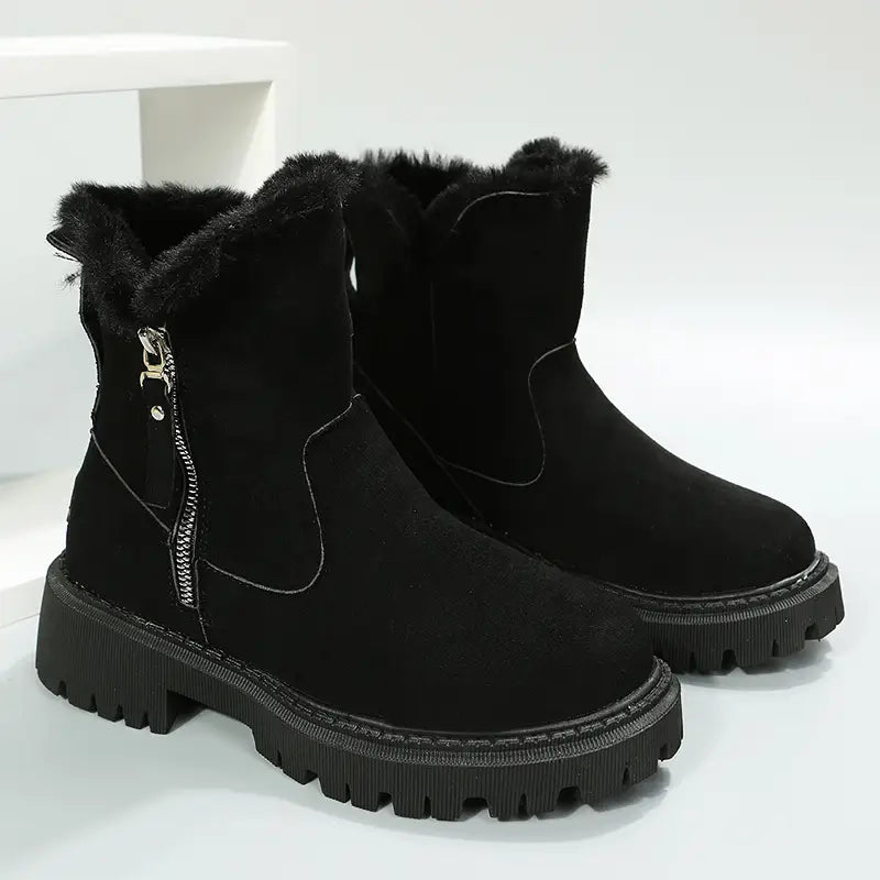 Thick Plush Snow Boots