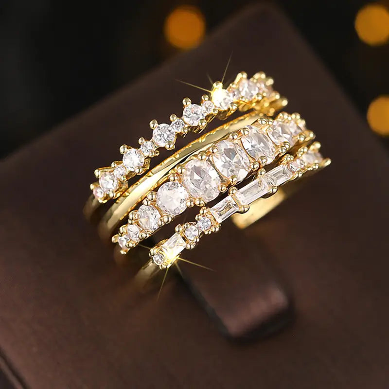 High-grade Geometric Ring For Women