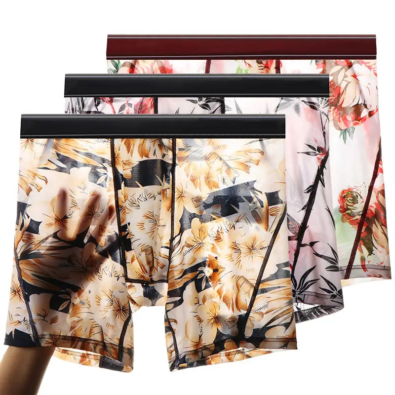 Men’s Boxer Shorts Ice Silk Boxer Shorts