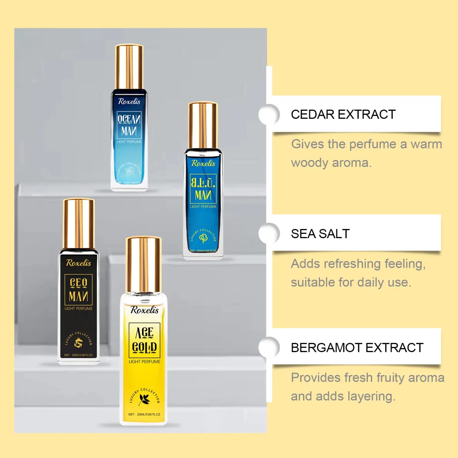 Eau De Toilette Suit Men’s Perfume Lasting Fragrance