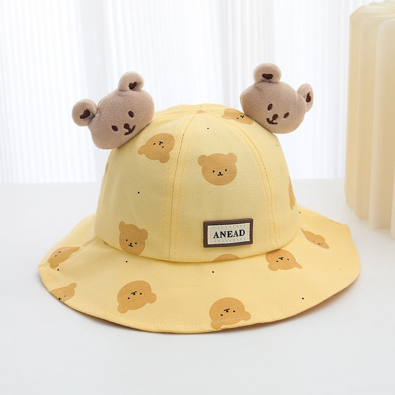 Bucket Hat Baby Spring And Autumn Thin Summer Child Sun-proof Sun Protection Sun Hat