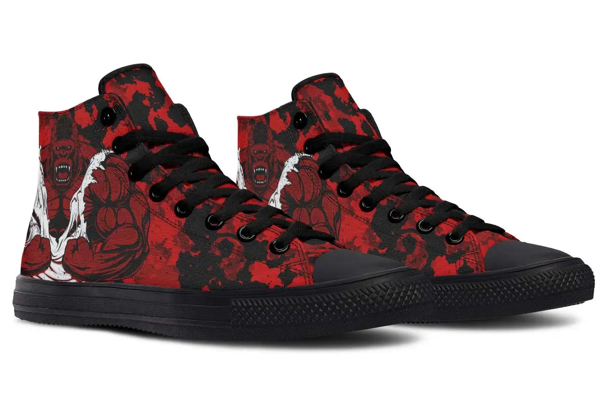 Printed Couple Canvas Shoes