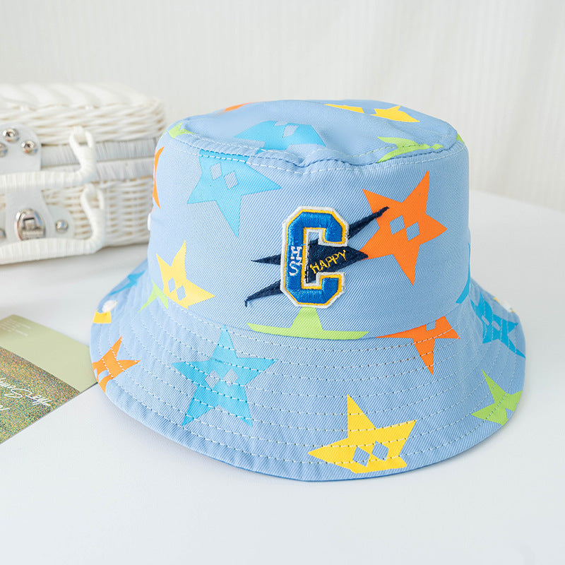 Bucket Hat Baby Spring And Autumn Thin Summer Child Sun-proof Sun Protection Sun Hat