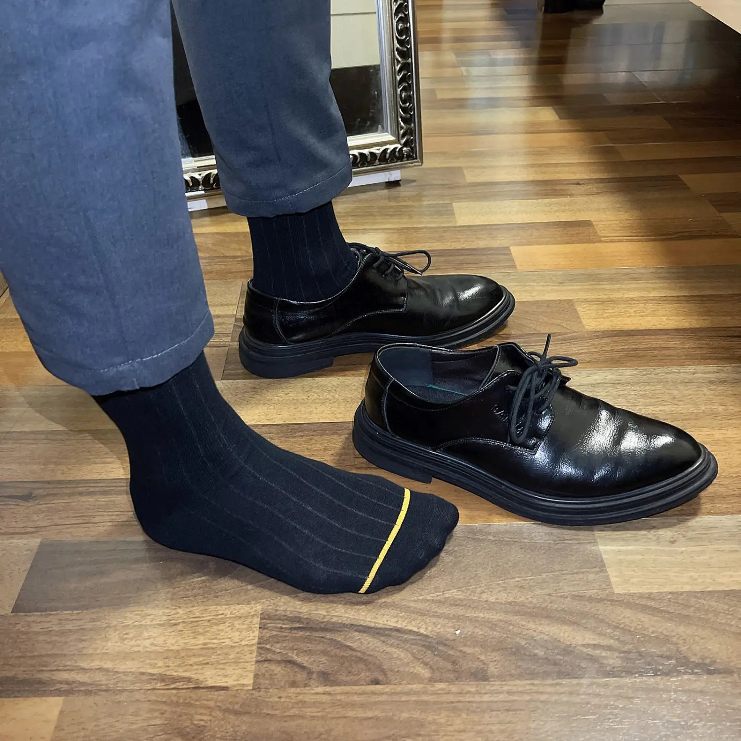 Men’s Formal Wear Long Tube Cotton Socks