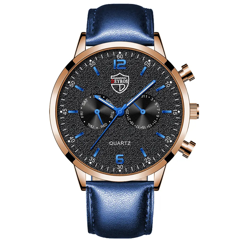 Men’s Calendar Luminous Quartz Watch