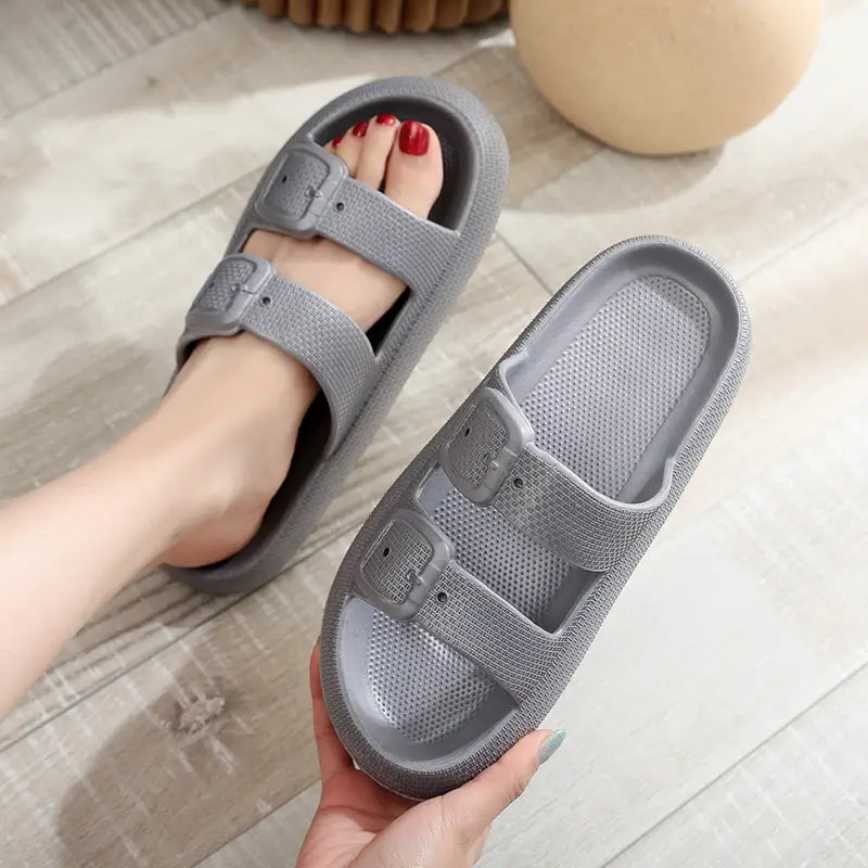 Buckle Slippers