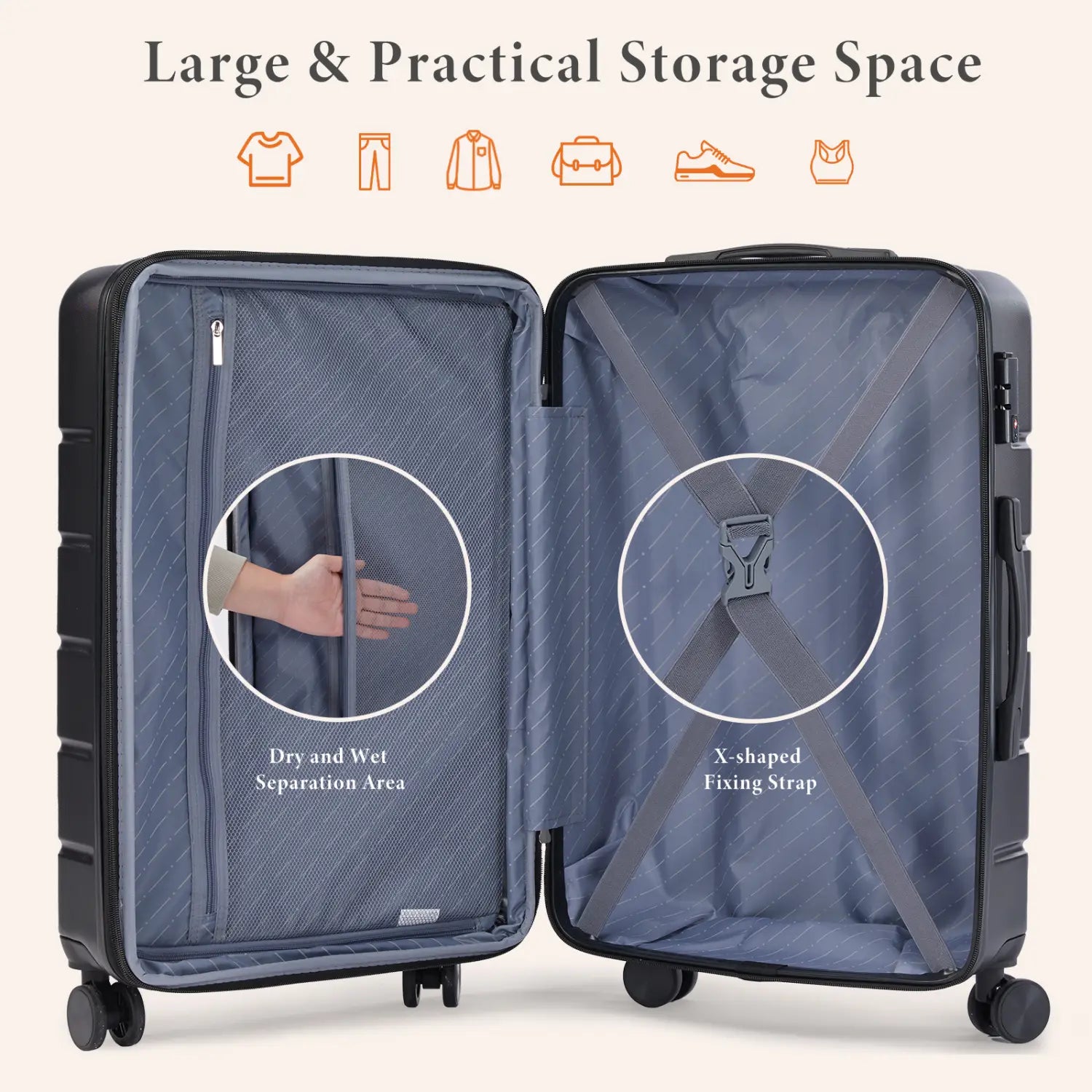 Luggage Compartment 20-28 inches