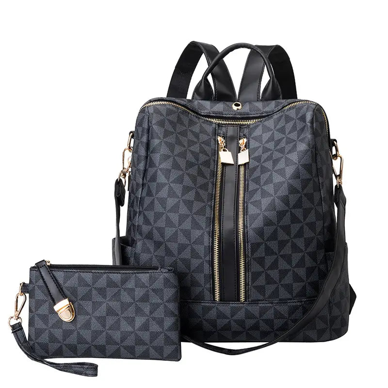 Casual Anti-theft Pu Leather Backpack
